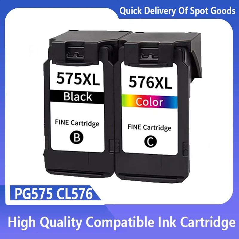 

PG575 CL576 Восстановленный картридж 575XL 576XL PG-575 CL-576 для принтера Canon PIXMA TS3550i TS3551i TR4750i TR4751i