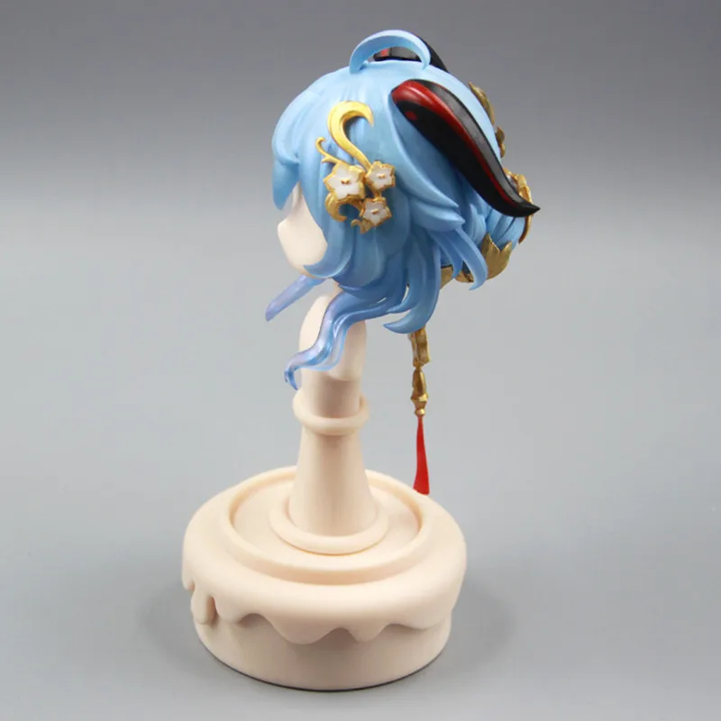 

Genshin Impact Ganyu Handmade OB11 OB22 GSC Hair Shell Detachable Hair Wig Faceplates BJD Doll Accessories Game Anime Figure Kid
