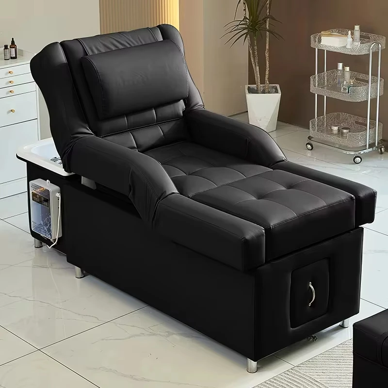 Health foot massage beauty shop special shampoo bed electric lift foot massage sofa bed beauty salon high-end head therapy bed33