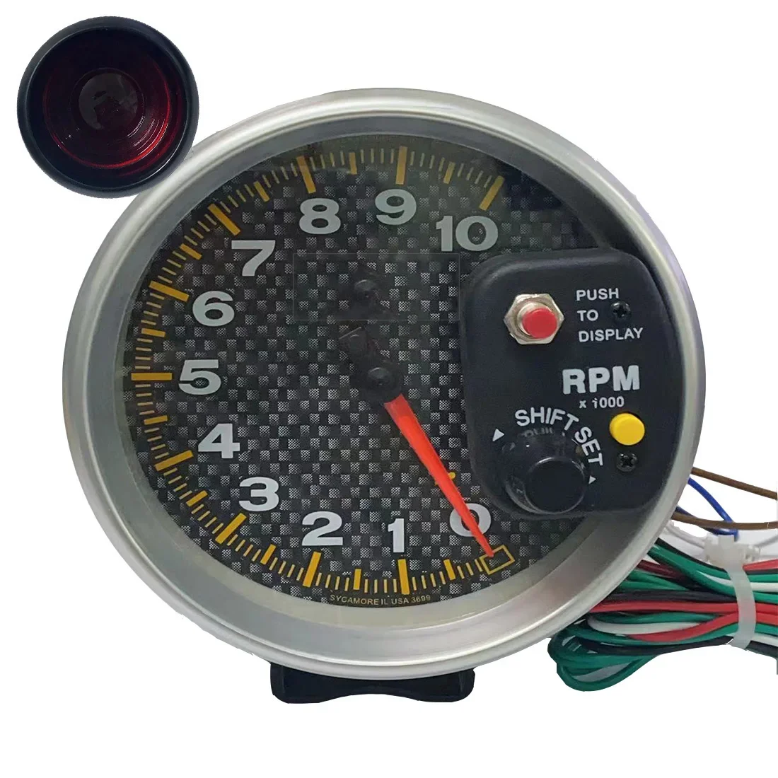 HA Accessories Repalcement Auto Gauge Tachometer 5inch 125mm  0-10000RPM Auto Meter