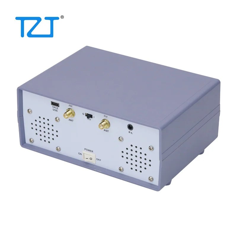 TZT TEF6686 RDS AM FM LM MW SW OIRT Receptor de rádio de banda completa de mesa versão estéreo + controle remoto