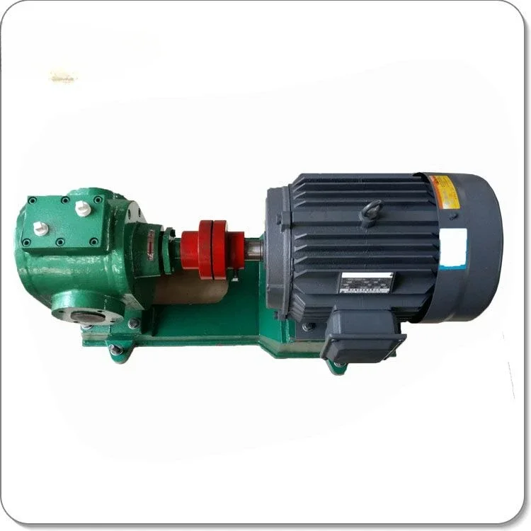 with Insulated jacket motor drive asphalt pump gear pump for transfer bitumen