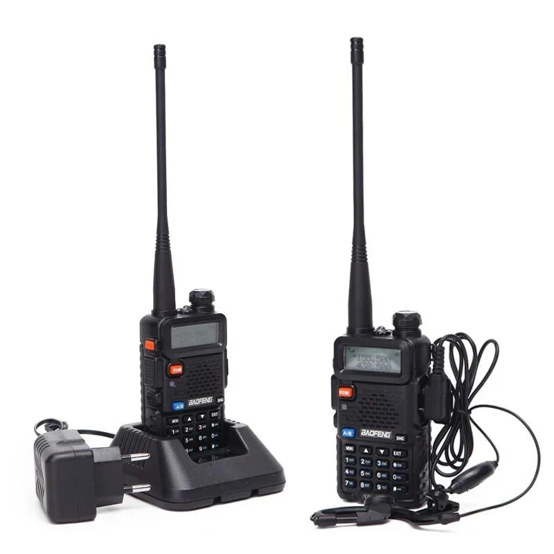 Baofeng BF-UV5R Portable Walkie-talkie Pofung UV-5R 5W VHF/UHF Radio Dual-band Two-way Radio UV 5r