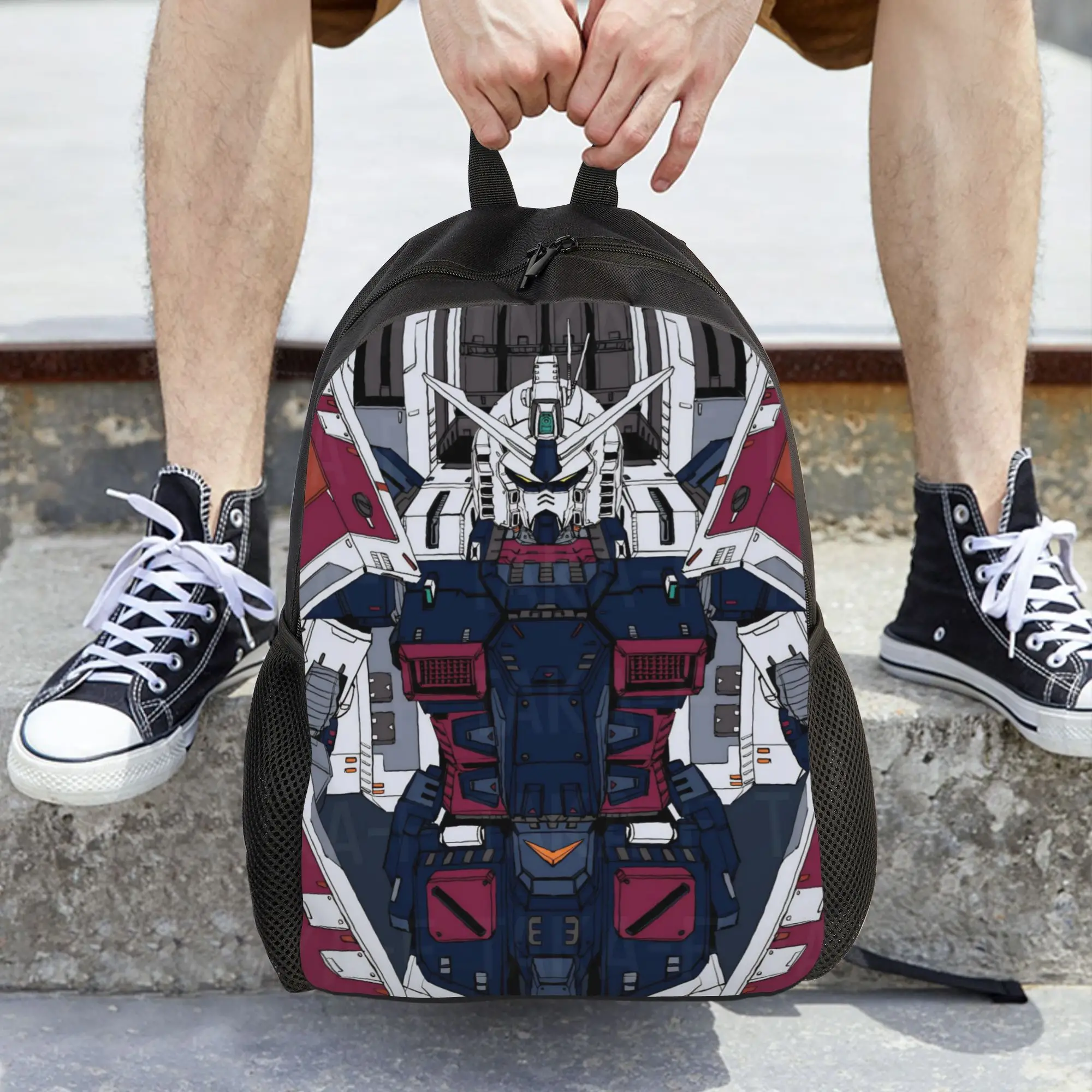 mobile suit gundams Backpack Preschool Kindergarten  Backpacks Bags for Boys and Girls