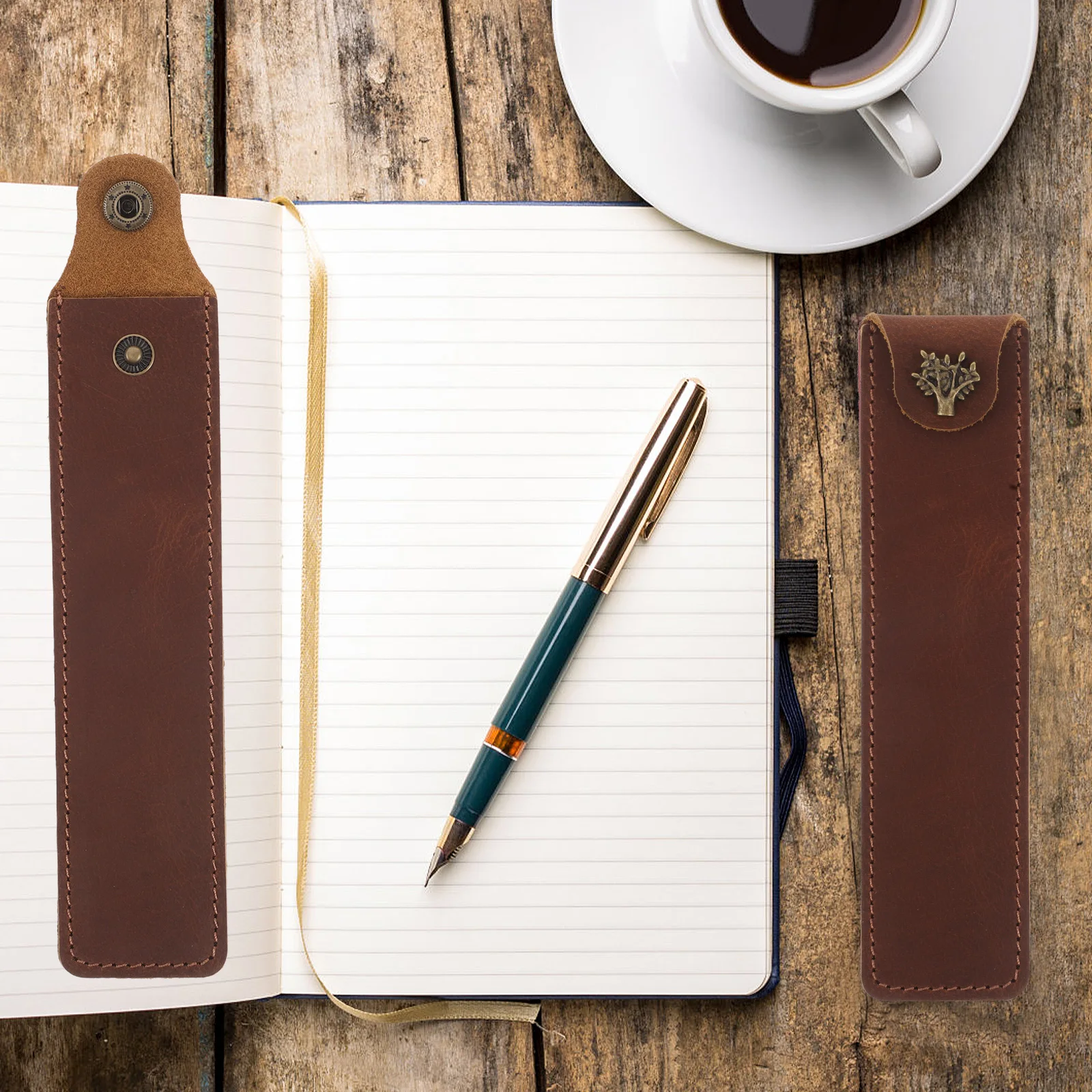 

2 Pcs Pencil Case Pocket Holder and Sleeve Personality Cases Pens