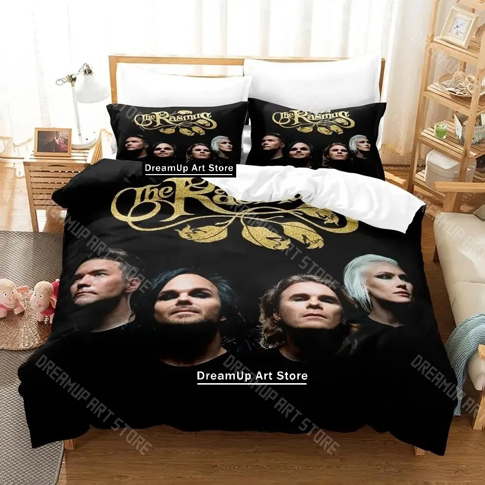 3D Printed Rasmus Band Bedding Set for Boys Girls Duvet Cover And Pillowcase Included Twin Queen King Full Single Double Sizes