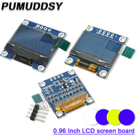 0.96 Inch OLED Display Module  4Pin IIC Serial White/Blue/Yellowblue OLED 128X64 I2C SSD1306 12864 LCD Screen Board For Arduino