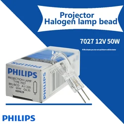 （3PCS）PHILIPS 7027 12v50w detector Halogen bulb Halogen bulb projector Halogen bulb