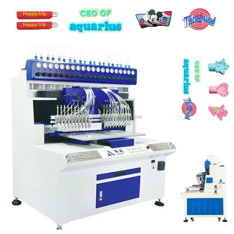 High Quality Automatic PVC Children's Cartoon Hair Clip Making Machine for Rubber Drip Molding Manufacturing Machinery