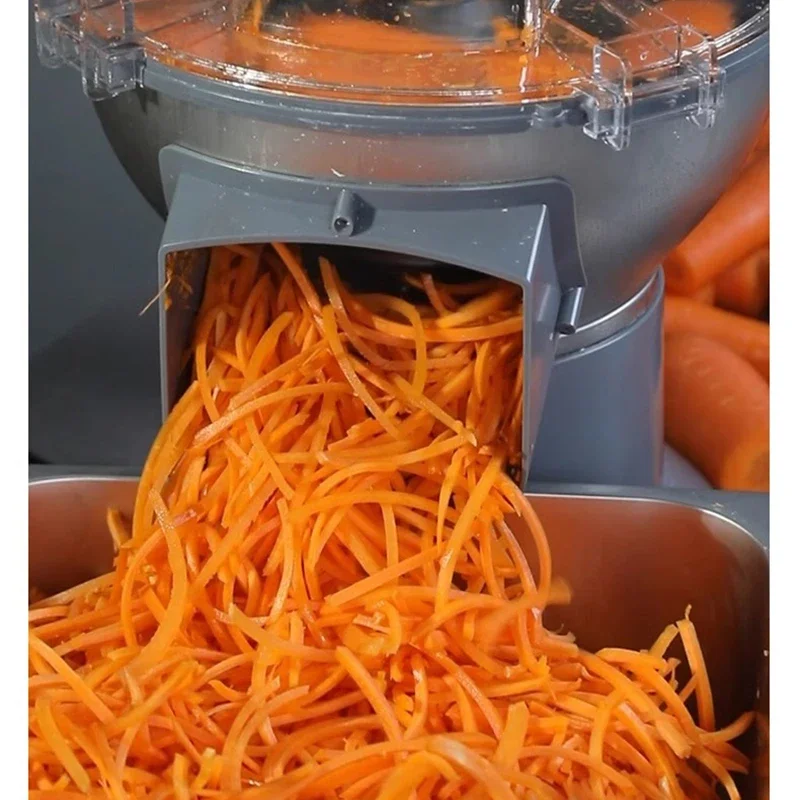 NF Dicing Machine Commercial Vegetable Fruit Mango Pineapple Large Feed Port Radish Potato Slice Both Soft and Hard Ingredients