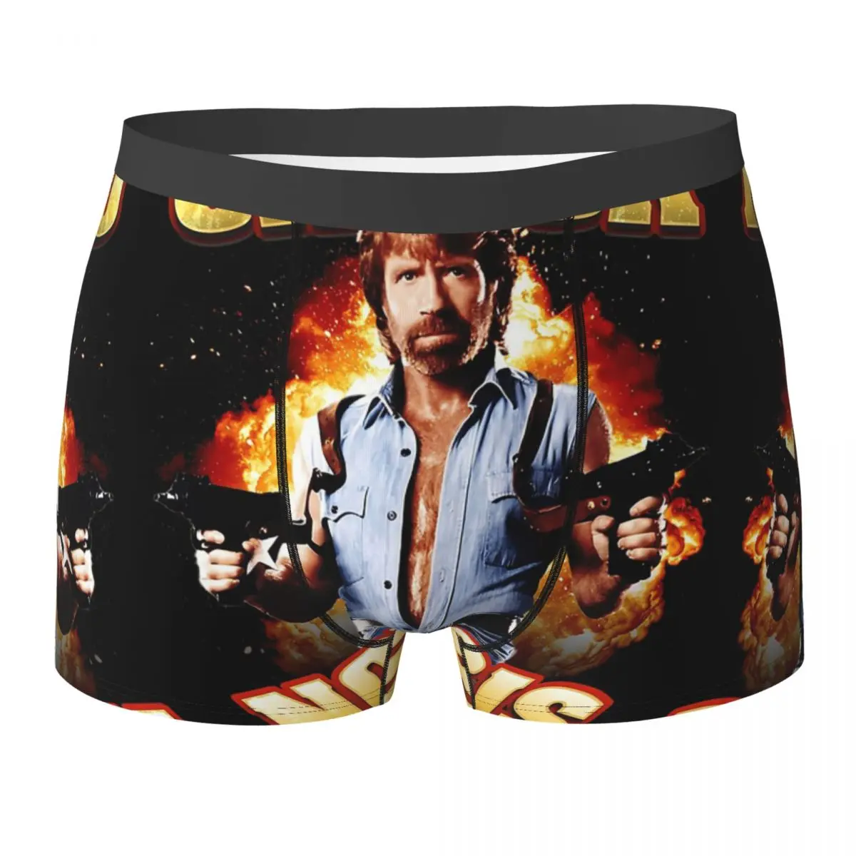 Boxer Underpants Shorts Chuck Norris Greatest Of All Time Panties Men's Breathable Underwear for Homme Man Boyfriend Gift