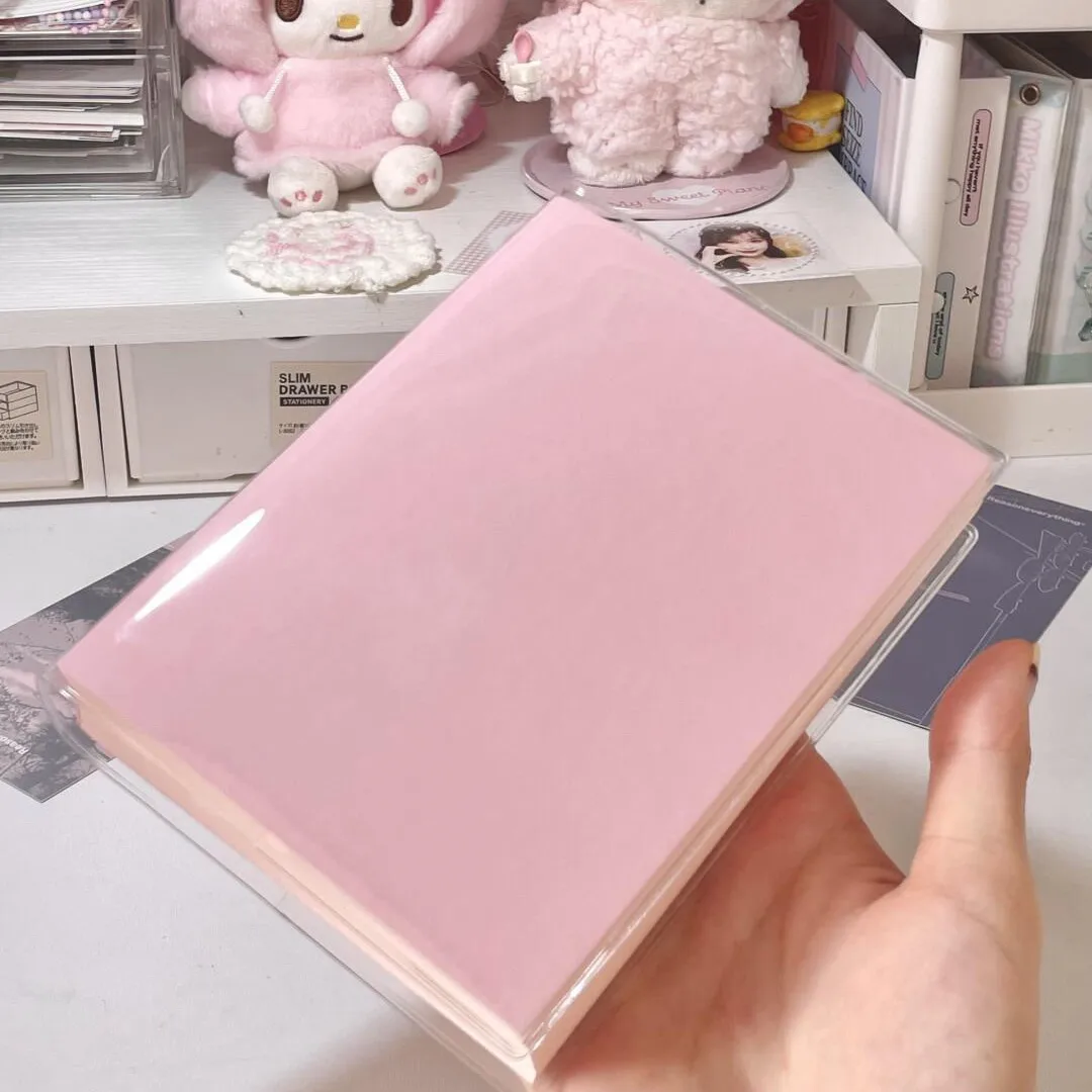 رشاقته دفتر غطاء شفاف المفكرة مجلة كتيب دفتر أفقي مكتب العودة إلى اللوازم المدرسية القرطاسية الهدايا #4