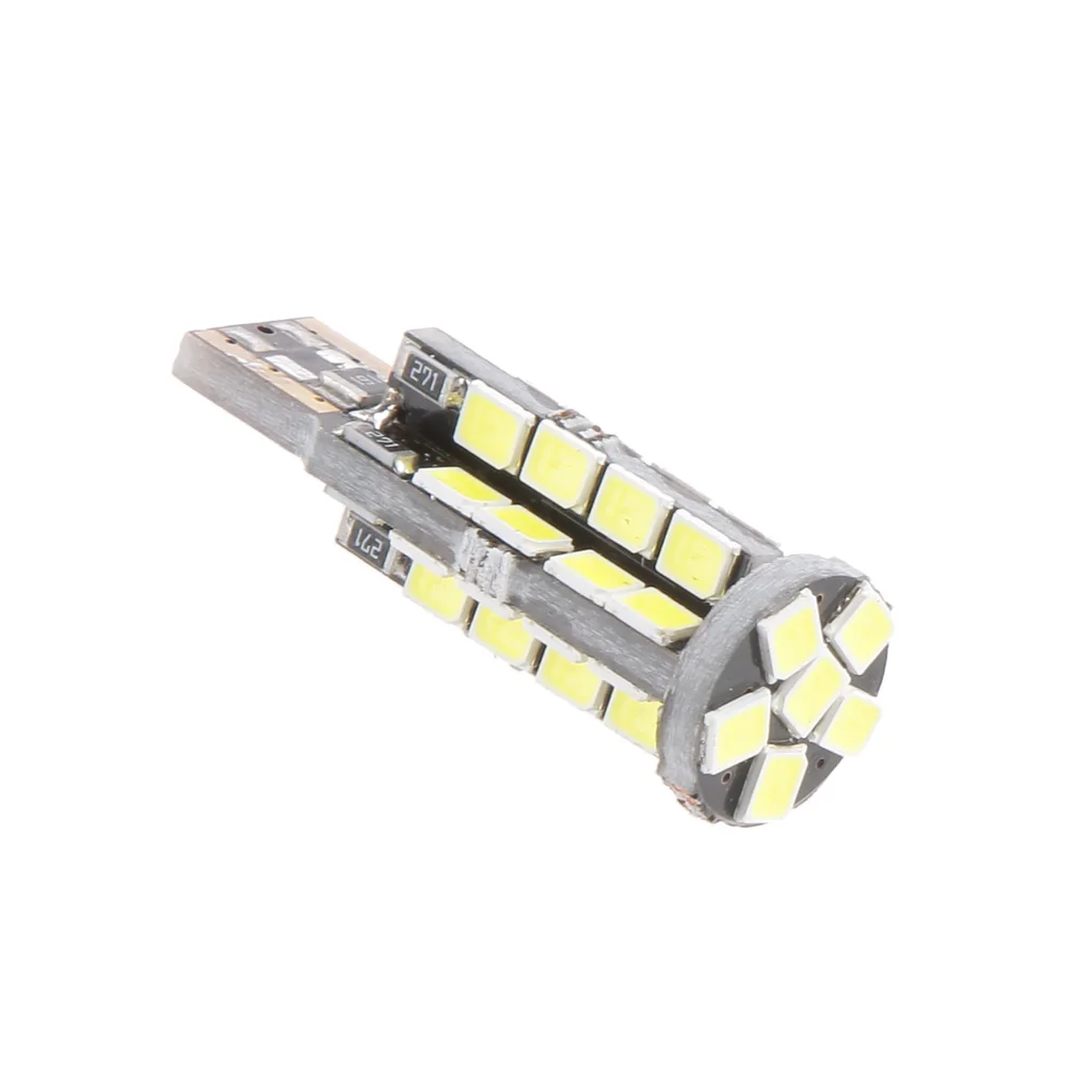 Lâmpada de LED branco de alta potência, lâmpada de estacionamento, 38SMD, 2835, W5W, T10, 12V