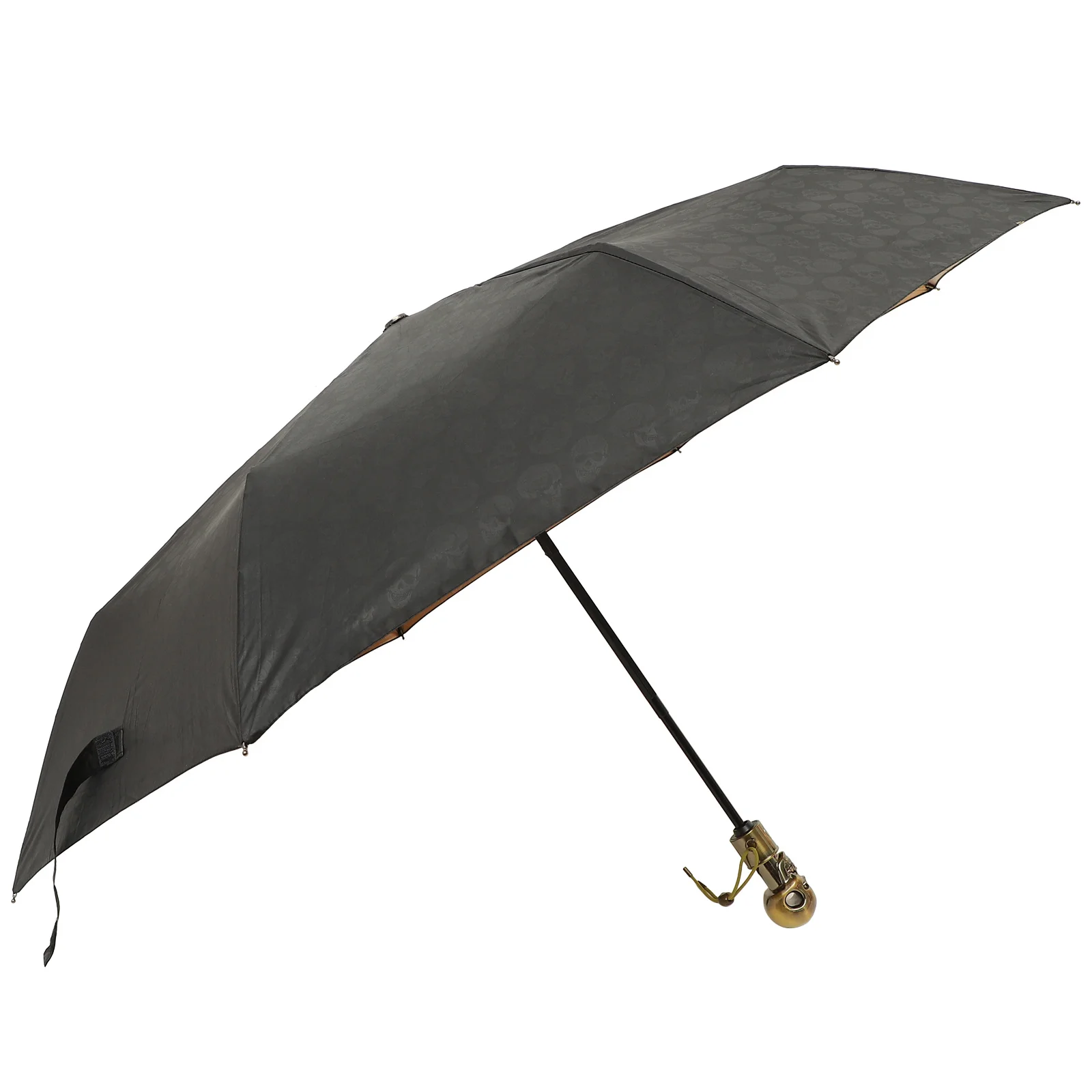 

1Pcs Skull Umbrella Uv Protective Sun Rain Portable Lightweight Foldable Exquisite Handle Comfortable Dual Purpose Windproof