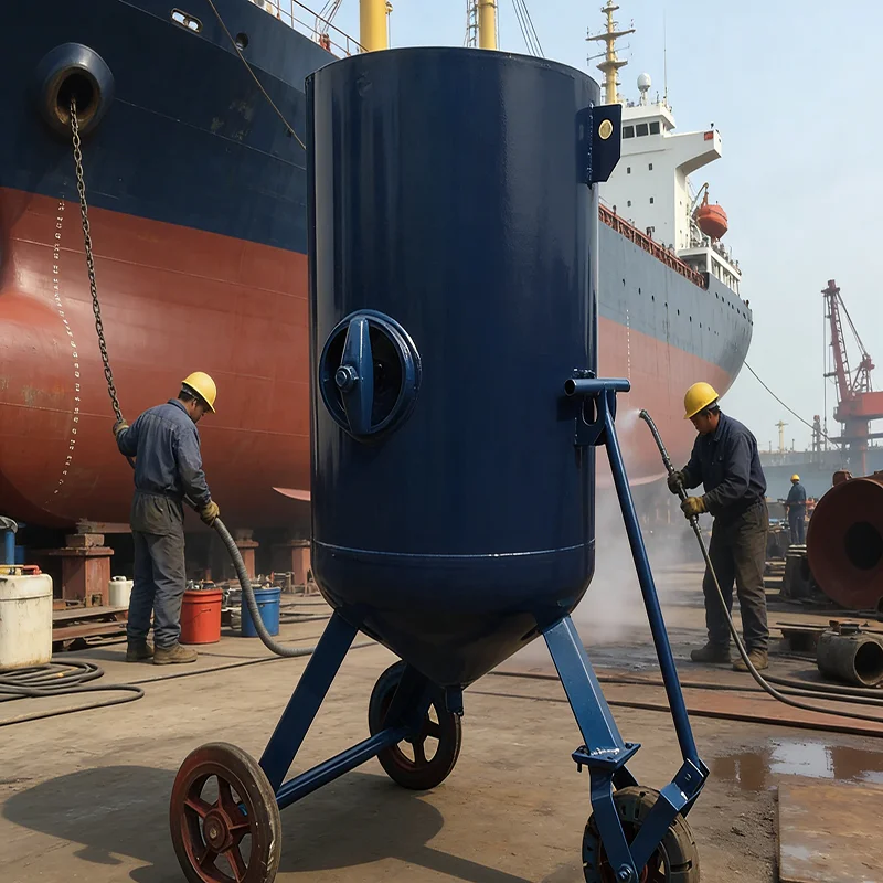 Sandblasting Machine Heavy Duty Sand Blaster High Efficiency Sandblaster for Surface Polishing Rust Removal Derusting