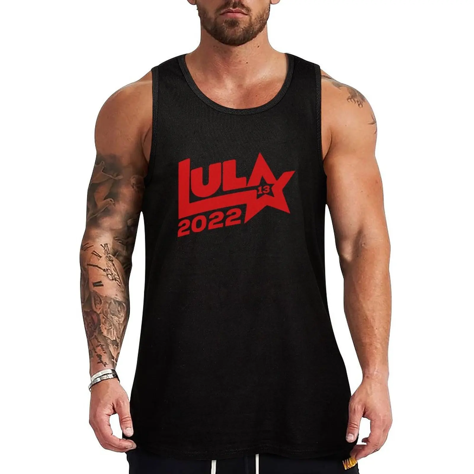 Lula 2022 13 PT elei? ?es presidenciais Brasil 2022 Tank Top Work Utility Tank Top Durável Sem Mangas