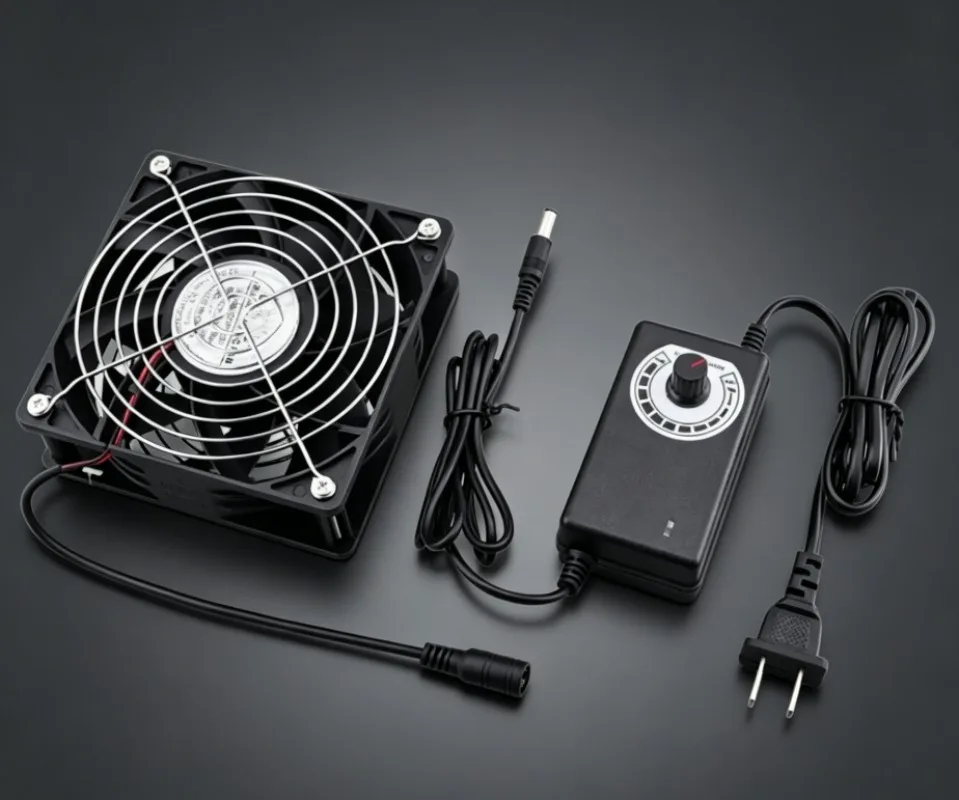120mm 4500RPM Server Fan 120x38mm 179CFM DC24V Dual Ball Bearing for BTC Cabinet