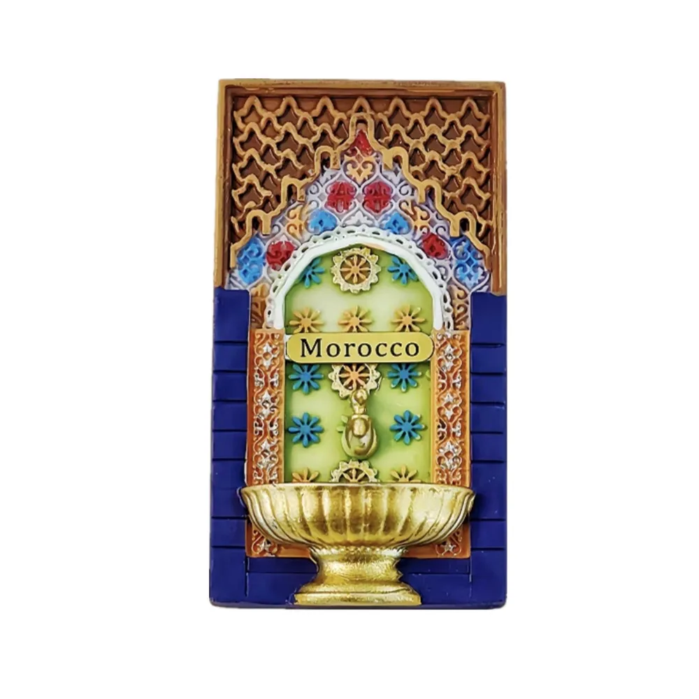 Africa Morocco Tourist Souvenir Magnetic Sticker Fridge Magnetic Refrigerator Decoration Articles Handicraft Gifts