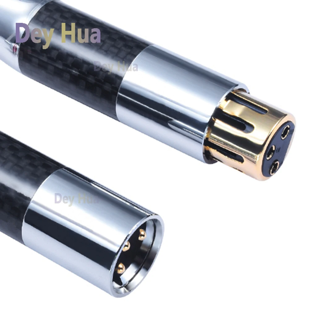 1/5/10pcs new high quality carbon fiber copper audio adapter connector XLR female to 3 pin male/female RCA connector