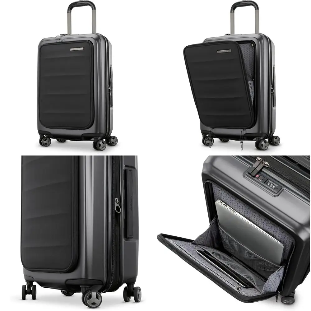 

расширяемый 21-дюймовый твердый багаж с передним карманом, прочный и ударопрочный, 360° ° Спиннер аэро тракта