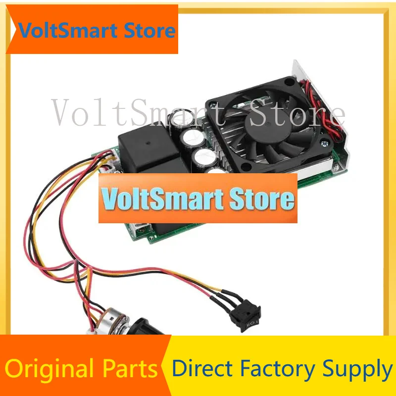 VoltSWide Voltage 10-50V 100A 3000W DC Brush Motor PWM Speed Controller PLC Programmable Regulator