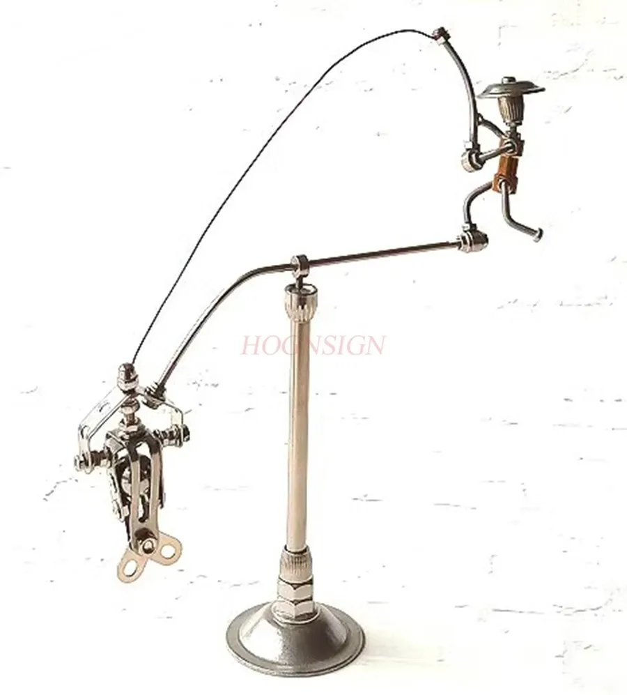 

Gravity Balance Fisherman Fishing Ornament Metal Fishing Model Aquarium Fish Aquarium Handicraft Exhibition