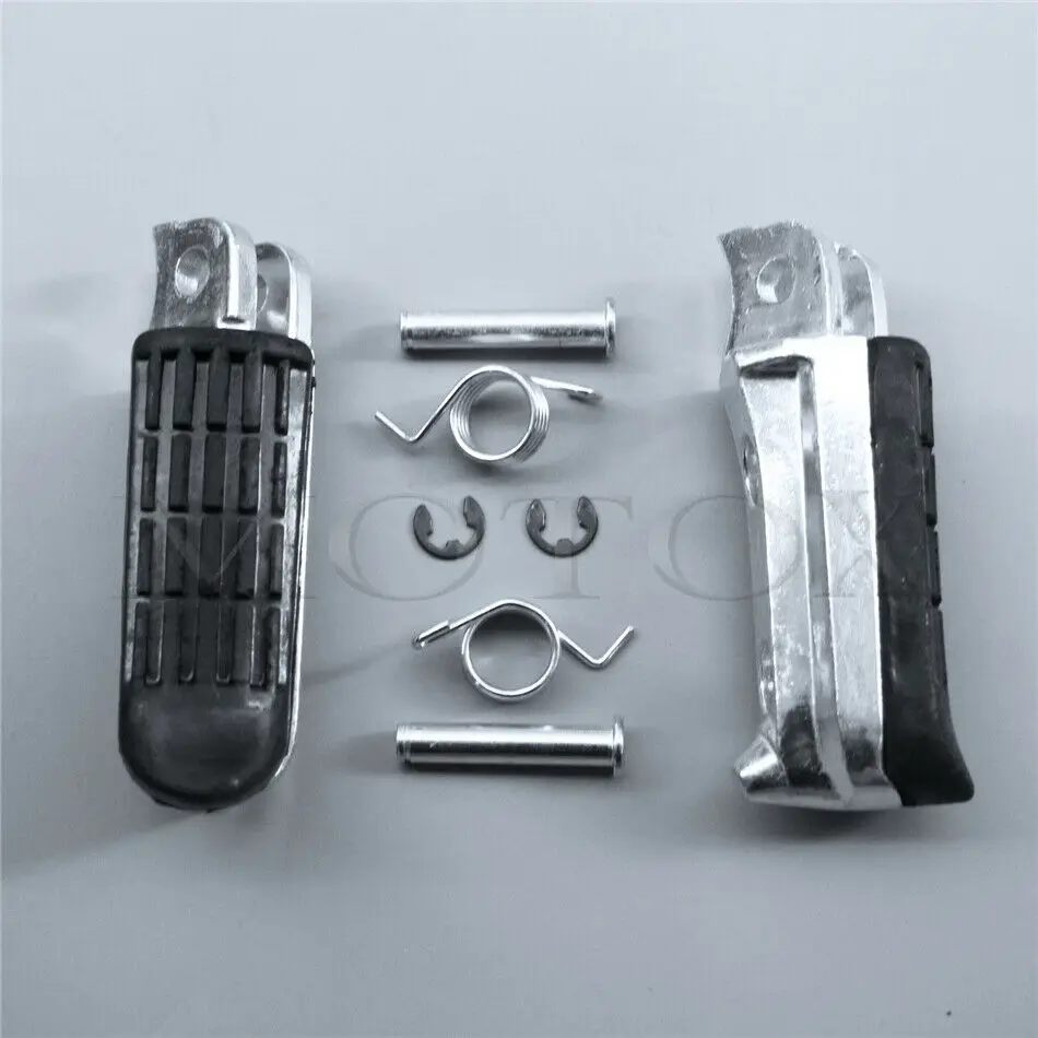 Front Footrest Pedals Foot Pegs Fit For Honda CBR250R Grom MSX125 NSR125R NT700 VT250 VTR250 VTR1000F VFR1200X Crosstourer
