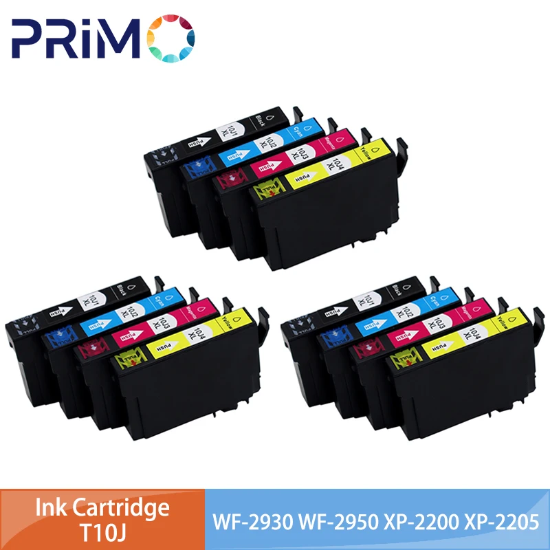 Korea 10J T10J T10J1 T10J2 T10J3 T10J4 Inkjet Ink Cartridge Compatible for Epson XP-2200 XP-2205 WF-2930 WF-2950