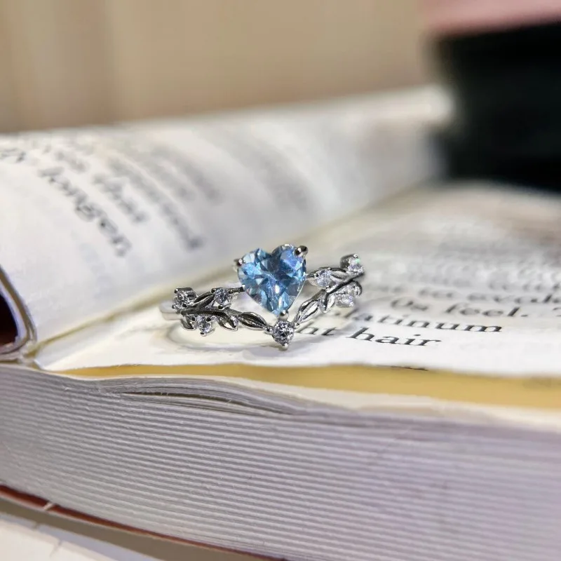 سندريلا الفضة الحب الزر ***** خاتم القلم المرأة المتخصصة تصميم الأزياء الخفيفة الفاخرة الأنيقة والمجوهرات الراقية