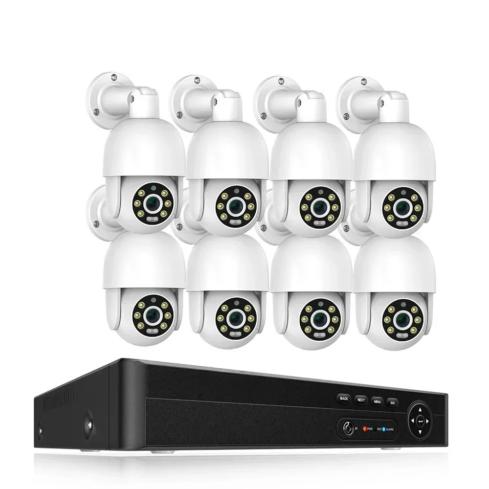 8Mp Poe Camera Set …