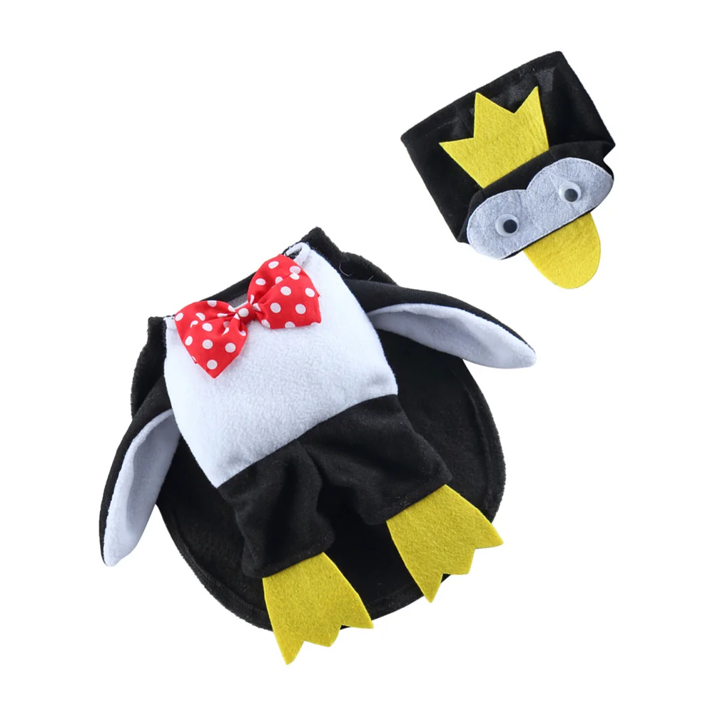 

Penguin Dog Cloak Puppy Cape Halloween Costume Premium Material Pet Apparel Suitable Daily Wear Gatherings Cat Costume