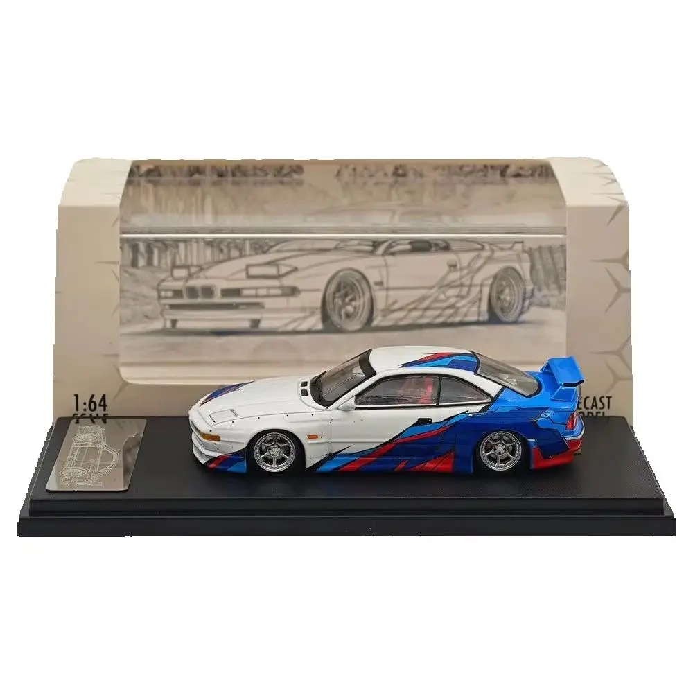 1/64 RM 850CSi E31 Widebody Sports Model Diecast Model Car Miniature Limited Edition Collection Auto Gift