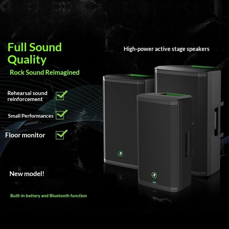 212/215 Active  12/15-Inch Outdoor Performance Speaker 12 300W Battery-Powered Loudspeaker