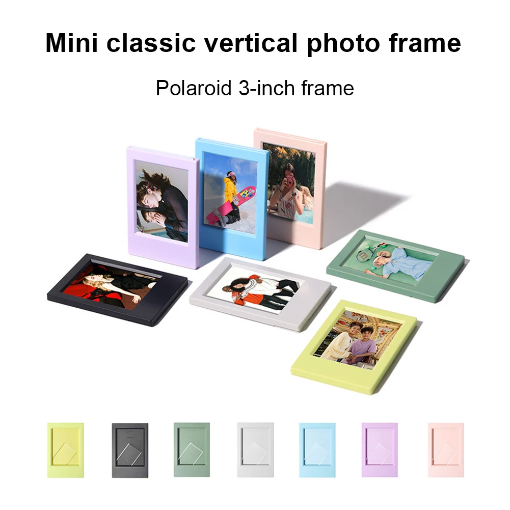 New 3-Inch Mini Film Frame Color Frame For Fuji Instant Film Cameras Instax Mini 12 11 7+ 9 90 Link Play EVO Vertical Frame