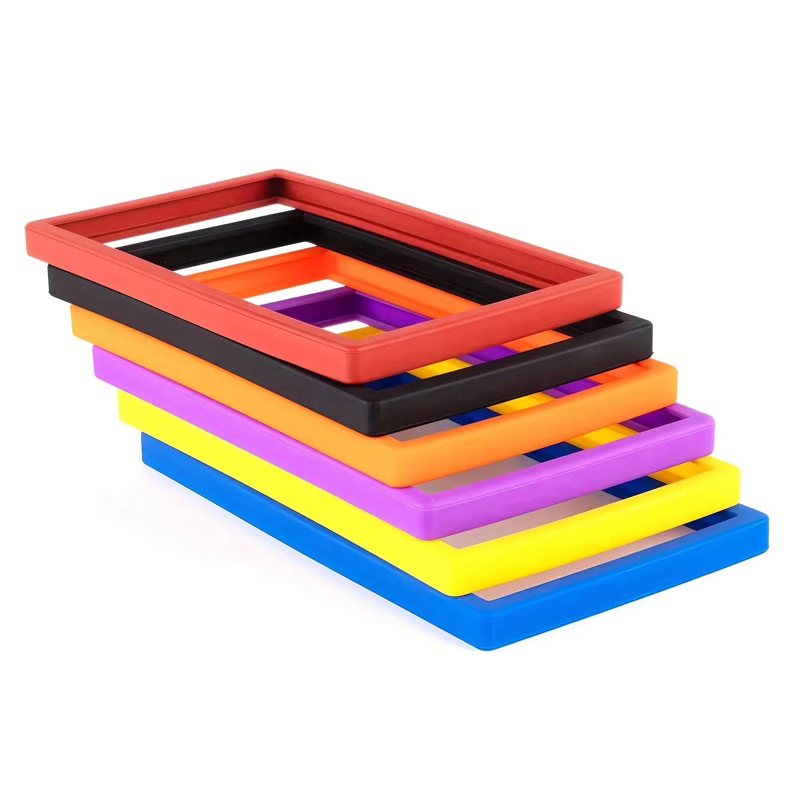 2PCS Silicone Bumper Case Guard Protector for PSA 35PT Graded Card Slab Sports Trading Gaming Cards Display Storage Solid Color