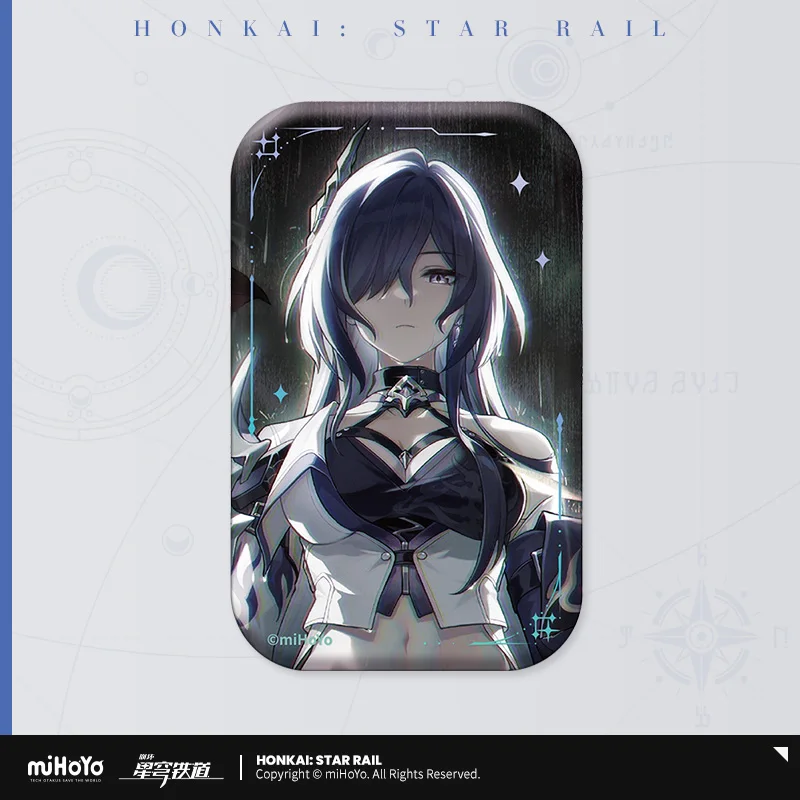 Juego Honkai: Star Rail insignia oficial Sparkle Himeko insignias ACGN artículos decoración de bolsa regalos de cumpleaños colección hombres mujeres