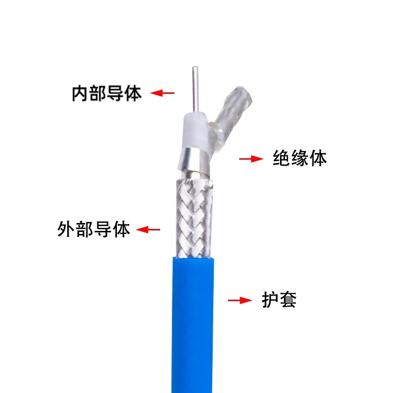 SS405/086 ultra flexible cable, low loss RF coaxial shielded wire, silver plated cable SS405