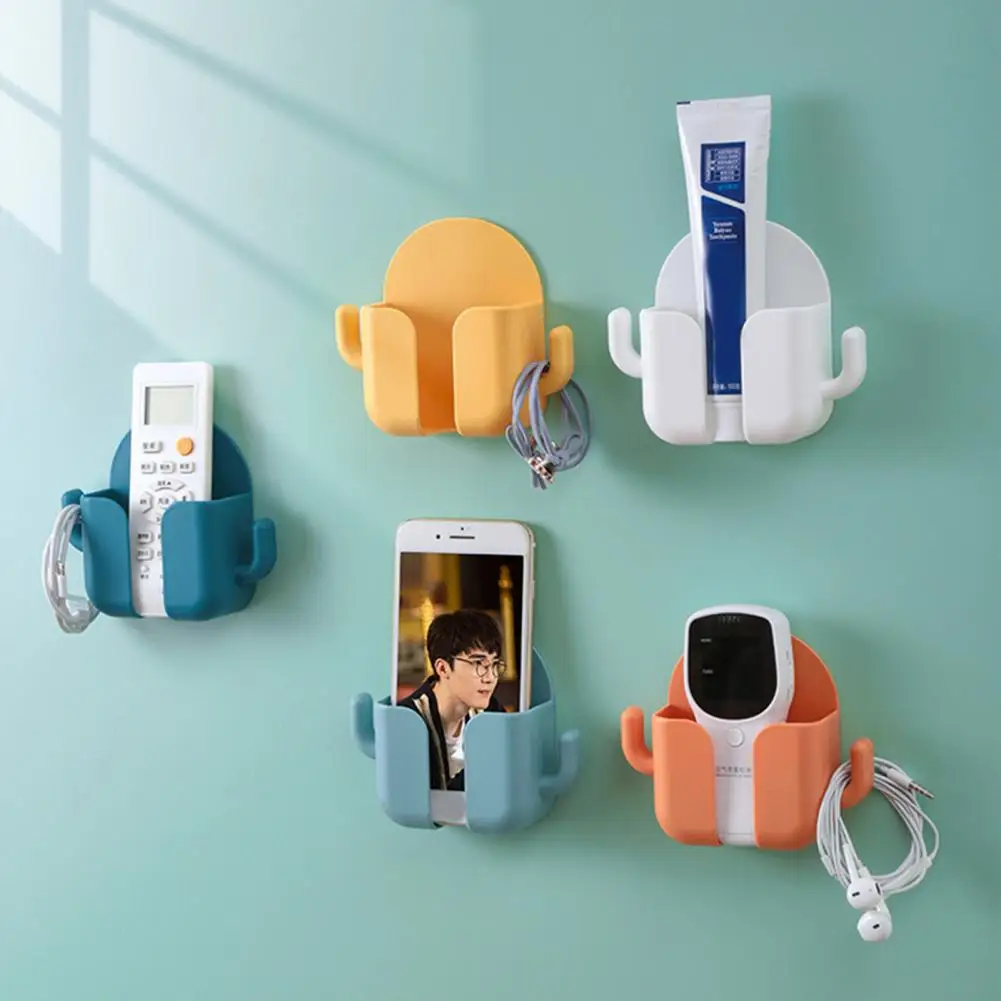 Storage Holder  Strong Adhesiveness   Hanging Stand Wall-mounted Mobile Phone Storage Hanger