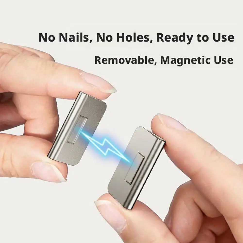 Curtain Magnetic Button Detachable Curtain Fix Fastener Clip Prevent Light Adjustment Window Screen Close Magnet Buckle