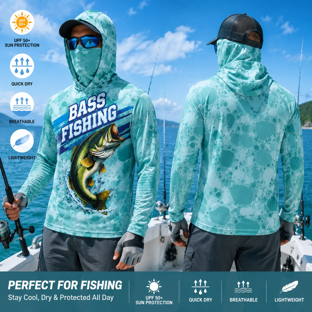Felpa da Pesca con Cappuccio U - Fishing Hoodie recensione e prezzo