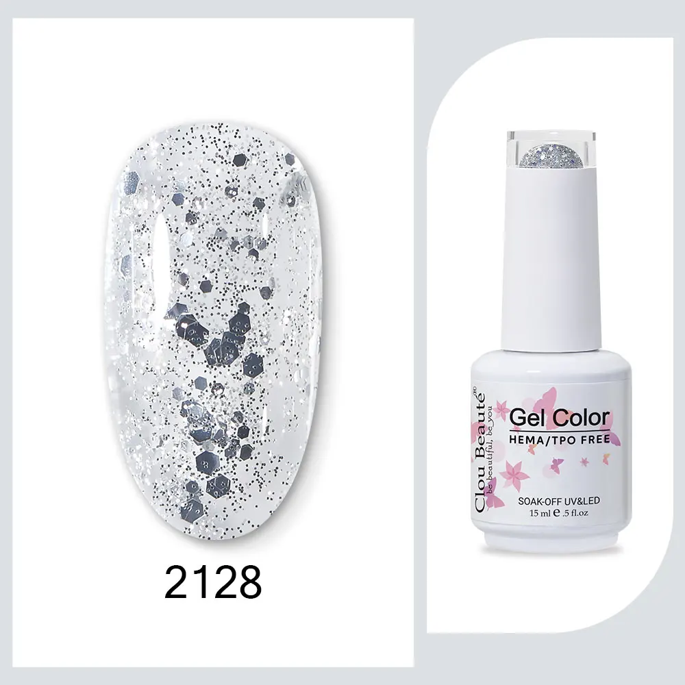 Clou Beaute 15 ml Rot Schwarz Weiß Grün Neon Gel Nagellack Basis Decklack Samt Top 400 Farben Semi Permanent Gel Nagellack