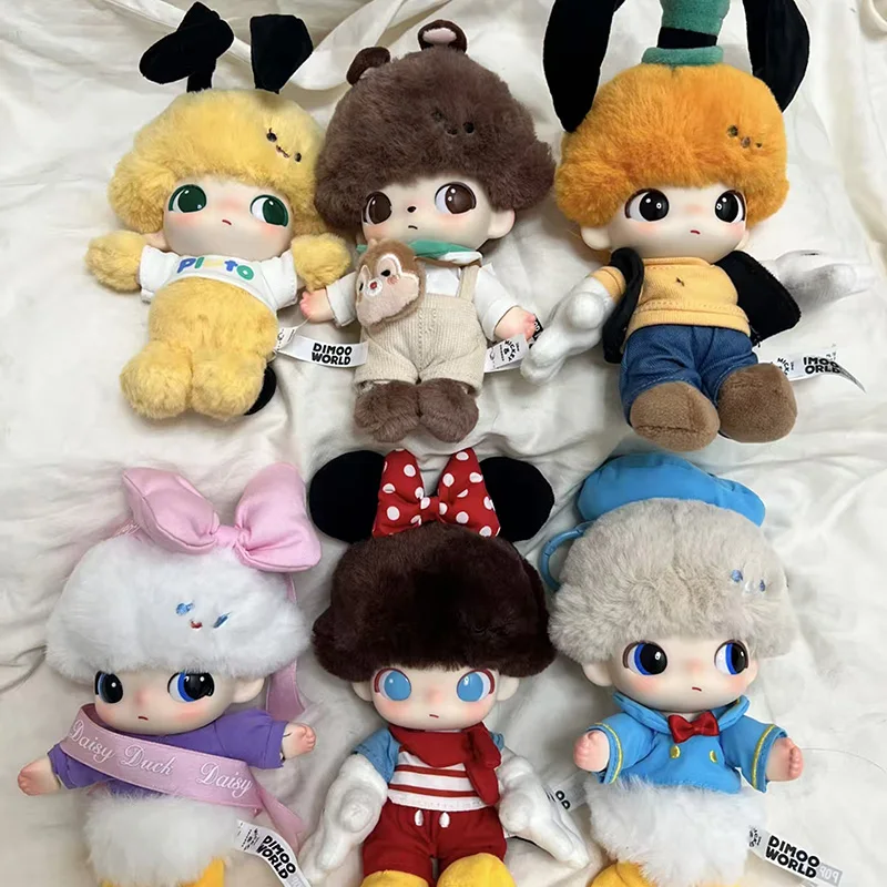 

POP MART DIMOO WORLD x Disney Series Vinyl Face Blind Box Guess Bag Mystery Box Toys Doll Cute Figure Ornaments