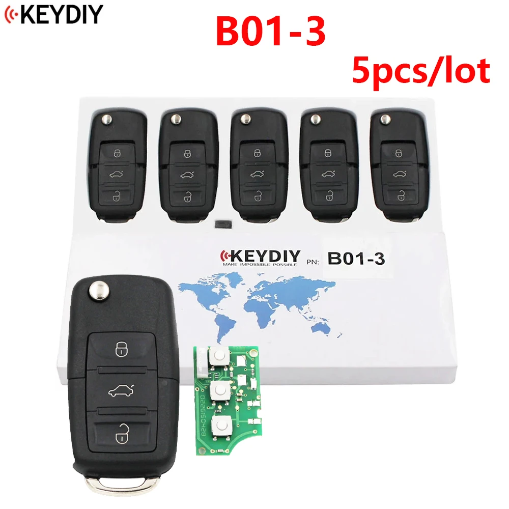 

KEYDIY B series B01-3 3 button universal remote control for KD900 URG200 KD-X2 mini KD to generate new remote 5pcs/lot