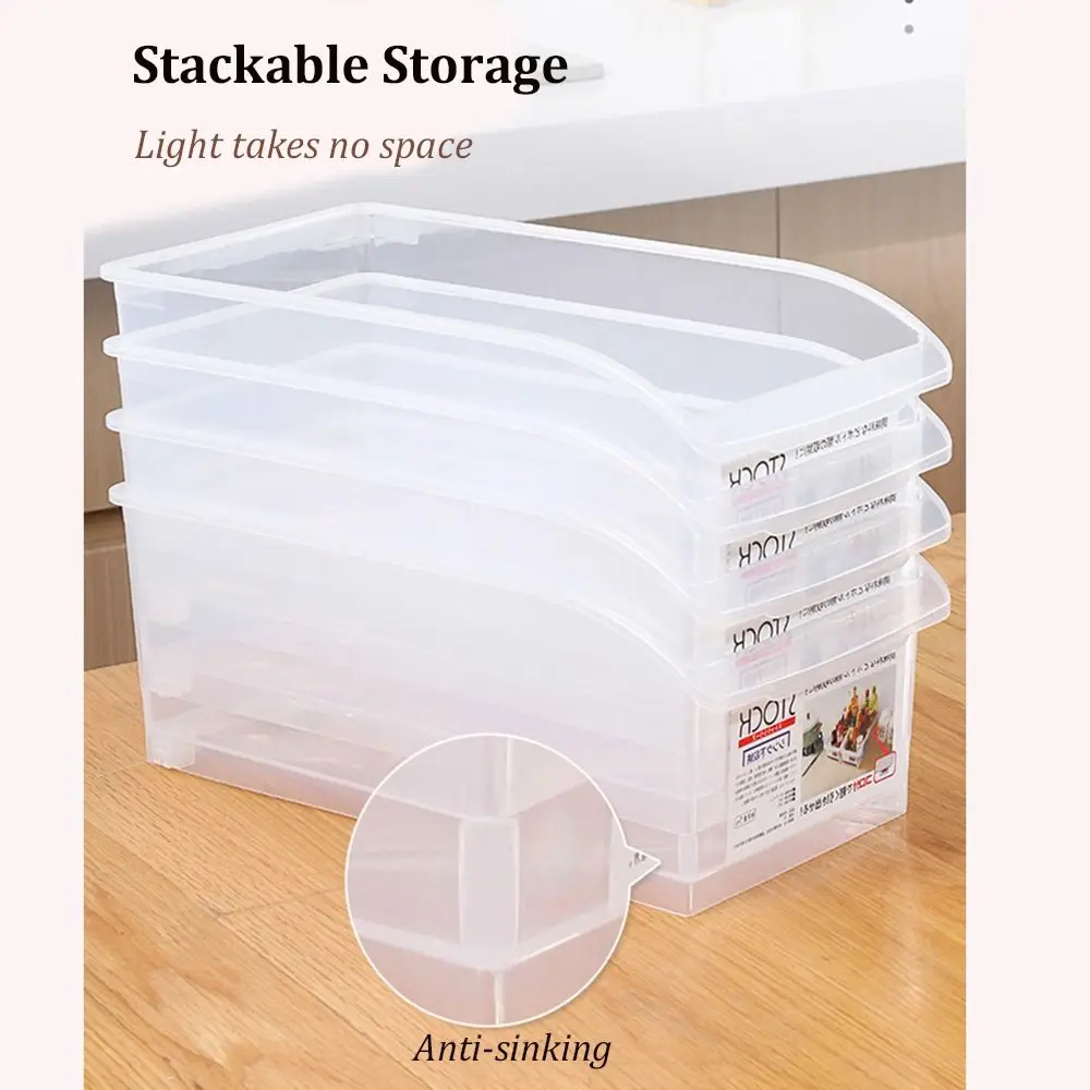Trendy Large-capacity Storage Box Household Rectangular Refrigerator Organizer Bins Space Saving Food Container Box Refrigerator