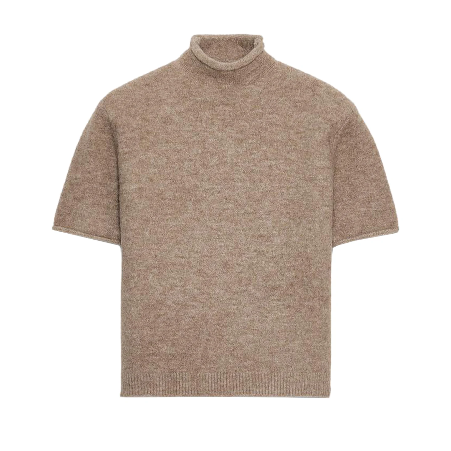 Winter New Women's Casual ort Sve f High Ne Soft Flat Needle Knitted Sweater Polyester Fiber Teen Girls Faion