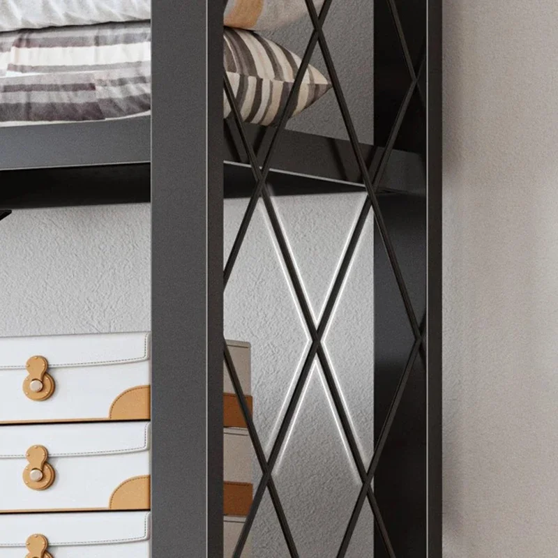 Simple Folding Bookshelf Mobile Living Room Storage Children Bookcase Iron Artist Household Storage Rack Home Furniture WKBS image 4