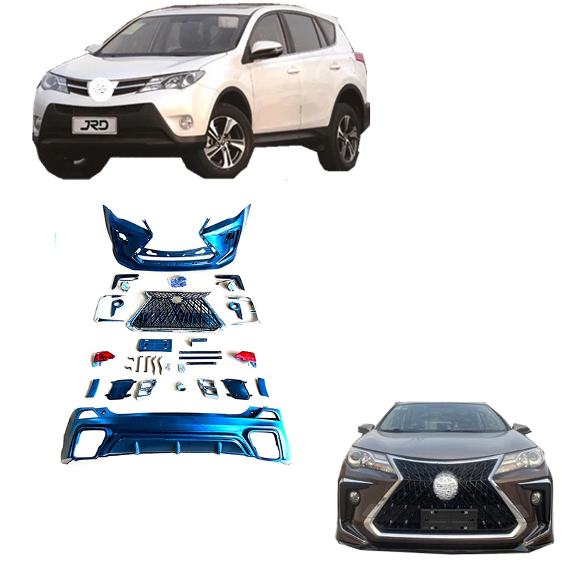 

2013 2014 2015 car front rear bumpers body kits for toyota rav4