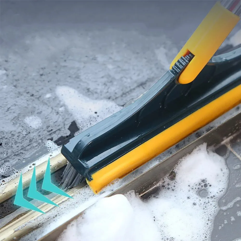 Long Handle Bathroom Floor Brush - Toilet Cleaning Tile Seam Cleaner Wall Wash Ground Brush for Household Cleaning image 3