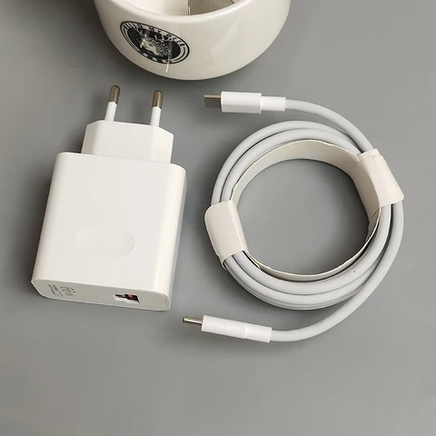 Сверхбыстрое зарядное устройство Huawei 66W с портами USB A/C, адаптер 6A Type-C PD, кабель для Huawei Mate 70 60 Pro+ RS Pura 80 70 Ultra Nove 15 14