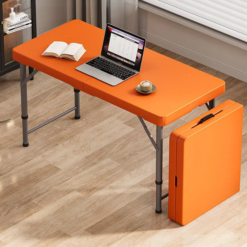 Foldable Table Outdoor Portable Rectangle Desk for Home Dining Office Meeting Training